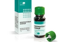 Зеленка для обработки кровотечения родинки