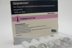 Цераксон при нарушении мозгового кровообращения