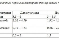 Норма холестерина в крови